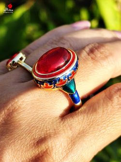 Style with Red Chalcedony Rings
