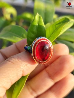 Style with Red Chalcedony Rings - Image 2