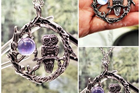 Style With Owl Neckpiece