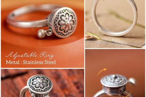 Adjustable Anti Stress Spinner Ring