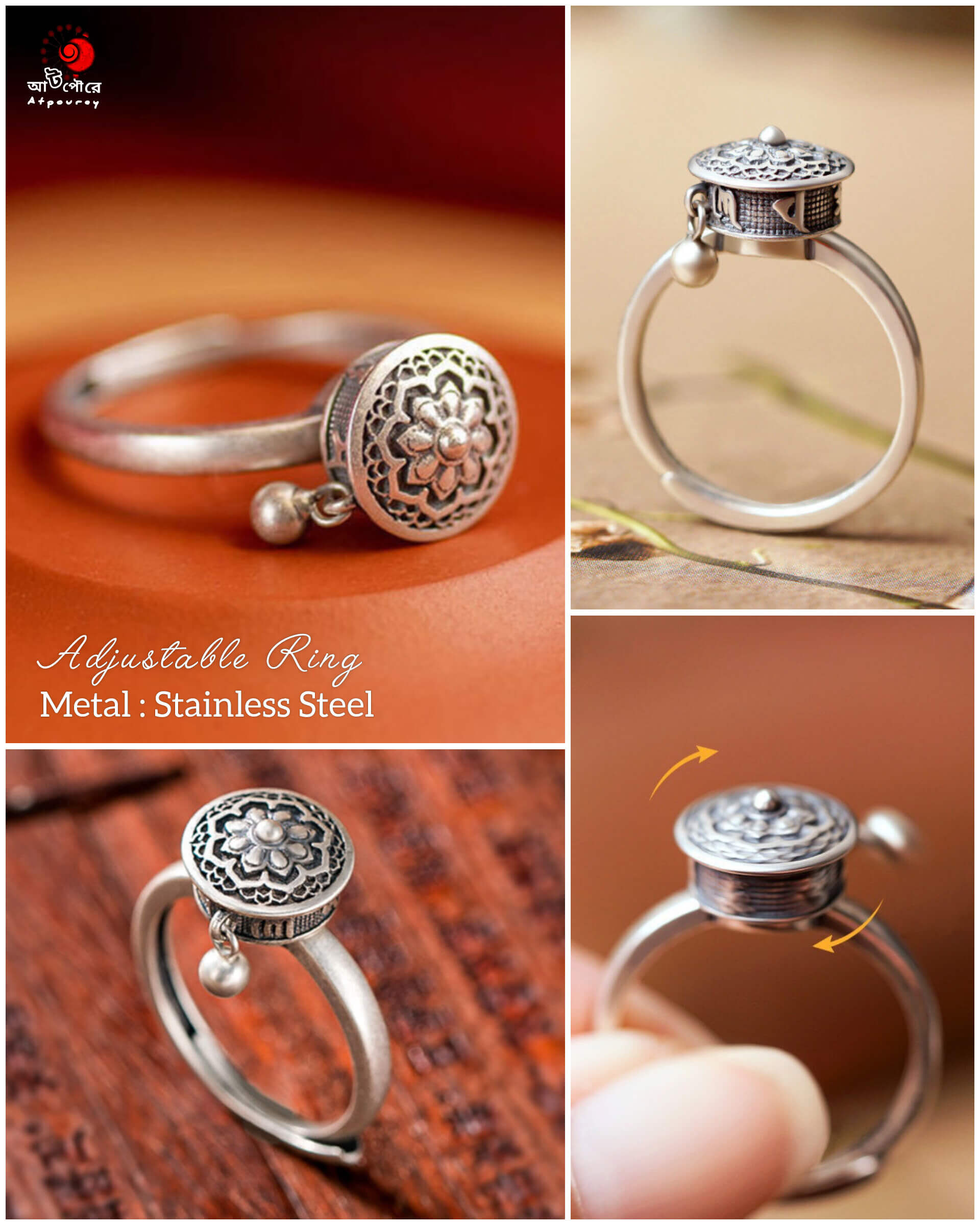 InShot_20250726_222704835 Adjustable Anti Stress Spinner Ring - Image 1
