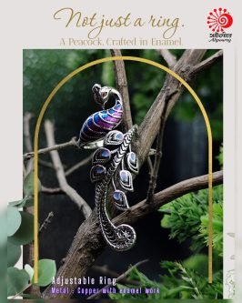 Peacock Ring-A Symbol of Grace, Crafted to Last - Image 3