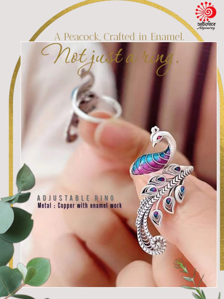 Peacock Ring-A Symbol of Grace, Crafted to Last - Image 4