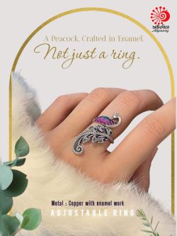 Peacock Ring-A Symbol of Grace, Crafted to Last - Image 2