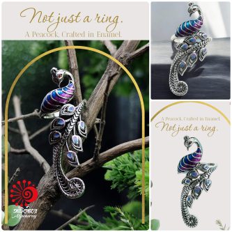 Peacock Ring-A Symbol of Grace, Crafted to Last - Image 5