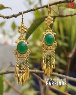 Green Jasper Earrings