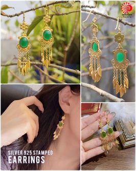 Green Jasper Earrings - Image 3