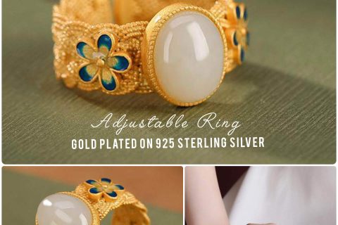 Gold plated Adjustable Rings