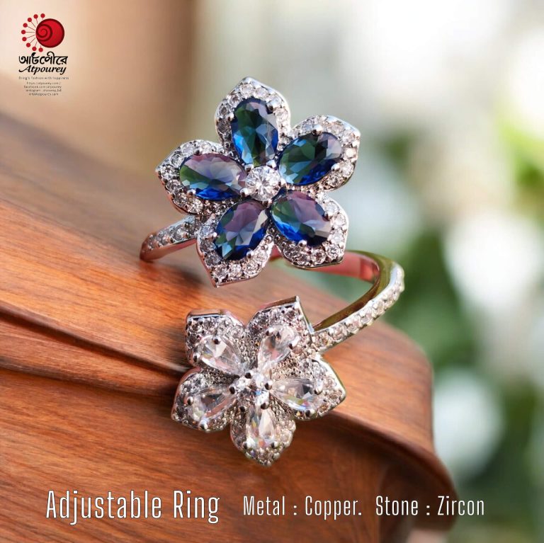 Trendy Flower Ring - Image 2