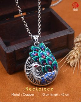Elegant Peacock Pendant - Image 2