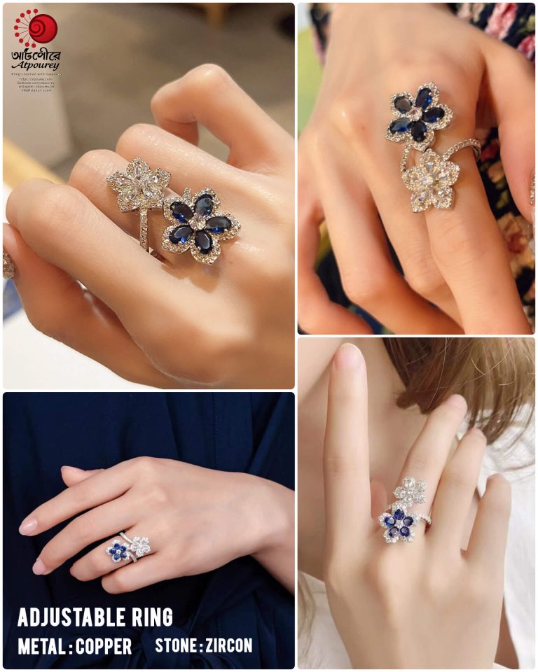 Trendy Flower Ring - Image 3