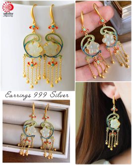 Vintage Elegant Flower Earrings