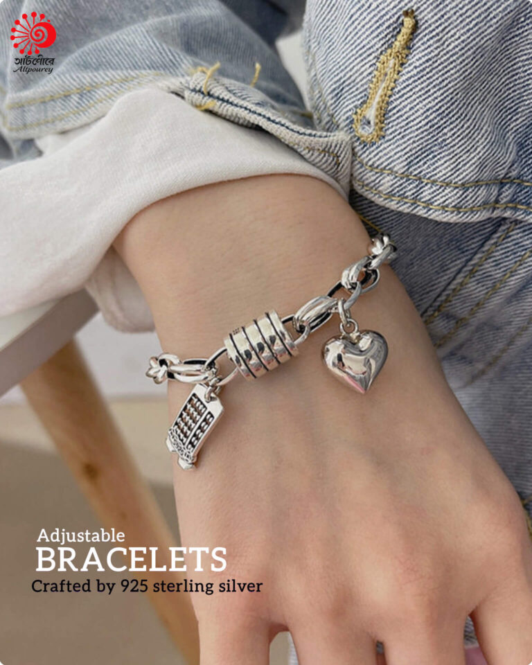 Silver Bracelet with Love - Image 2